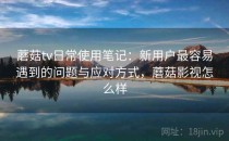 蘑菇tv日常使用笔记：新用户最容易遇到的问题与应对方式，蘑菇影视怎么样