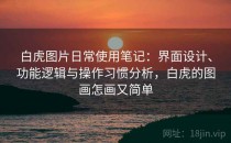 白虎图片日常使用笔记：界面设计、功能逻辑与操作习惯分析，白虎的图画怎画又简单