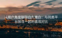 从用户角度聊聊白虎嫩白：与同类平台放在一起的直观对比