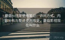 蘑菇tv日常使用笔记：访问方式、内容分布与整体使用感受，蘑菇影视现在叫什么