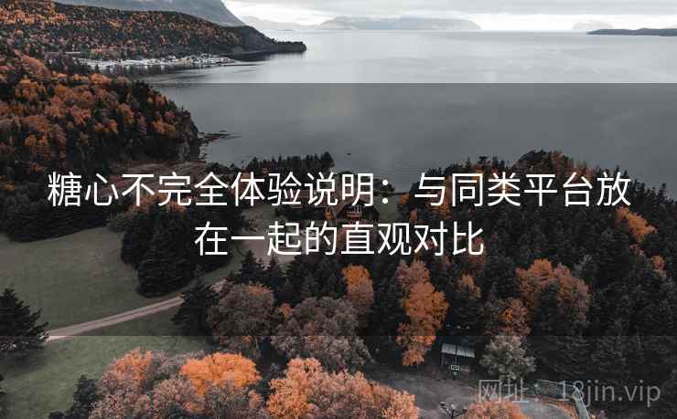 糖心不完全体验说明:与同类平台放在一起的直观对比 第1张 糖心不完全体验说明:与同类平台放在一起的直观对比 第1张