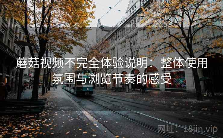 蘑菇视频不完全体验说明：整体使用氛围与浏览节奏的感受  第2张