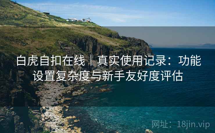 白虎自扣在线｜真实使用记录：功能设置复杂度与新手友好度评估  第2张